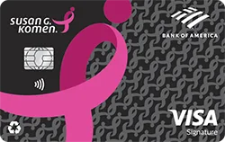 Susan G. Komen Customized Cash Rewards Visa Card